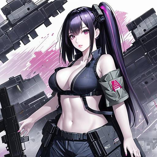 Illustration of Architect (girls' frontline), girls' frontline in the style of Toshizou (0714)