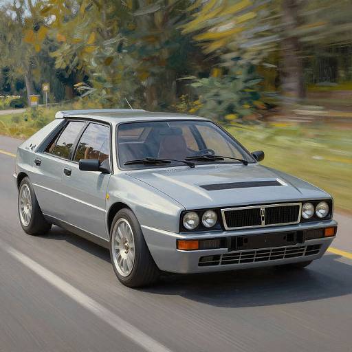 Art Deco Lancia Delta Integrale Masterpiece