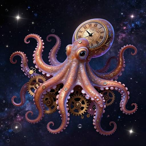 Celestial Clockwork Octopus of Time