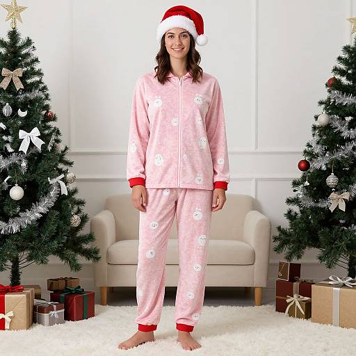 Cozy Santa Pajama Christmas Costume