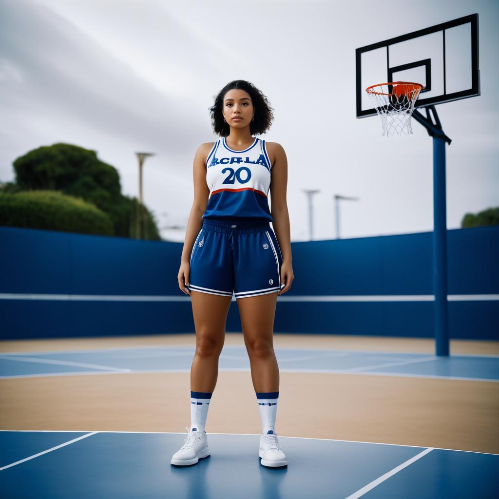 Dynamic Vogue Shoot of Talented Basketball Player