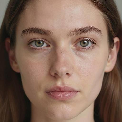 Close-Up Portrait of a Woman