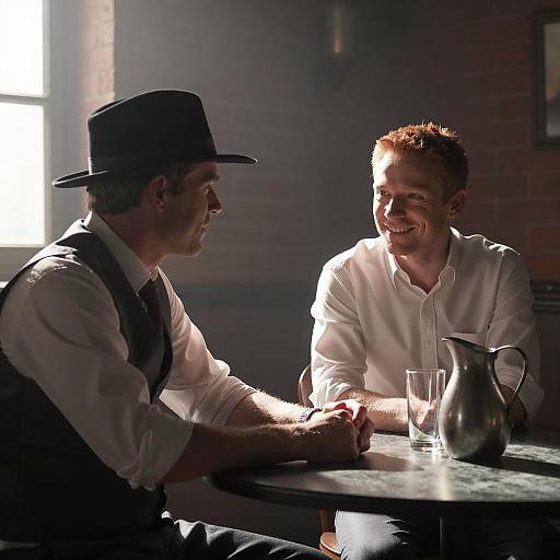 Intimate Conversation in a Dim Room