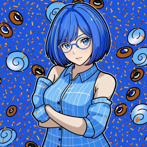 Illustration of 2k-tan, os-tan in the style of Nac000