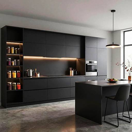 Ultra-Modern Kitchen with Neon Glow