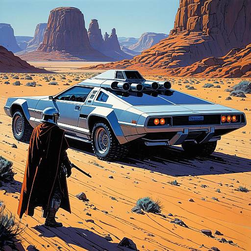 Futuristic Desert Nomads in Cyberspace