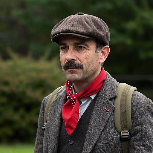 Middle-Aged Man in Nature Portrait