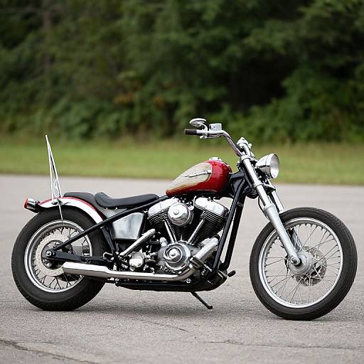 Shovelhead Chopper Motorcycle Artwork