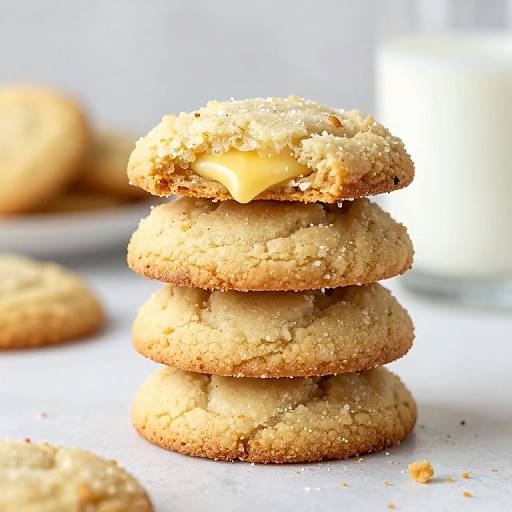 Buttery Vanilla Sugar Cookies Stack