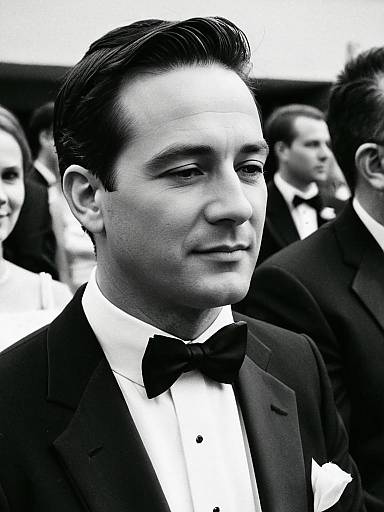 Man in Wedding Tuxedo Portrait