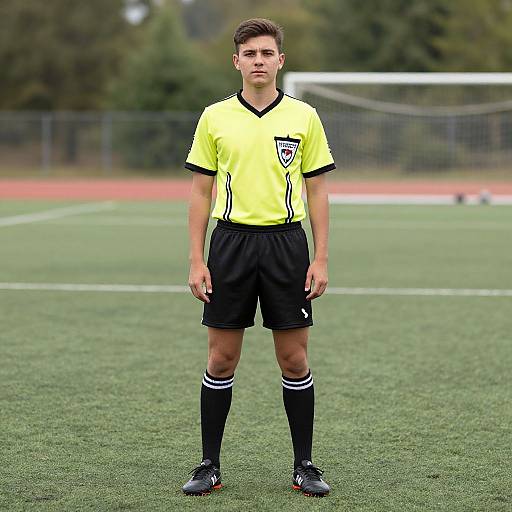 Realistic Male Soccer Referee Costume