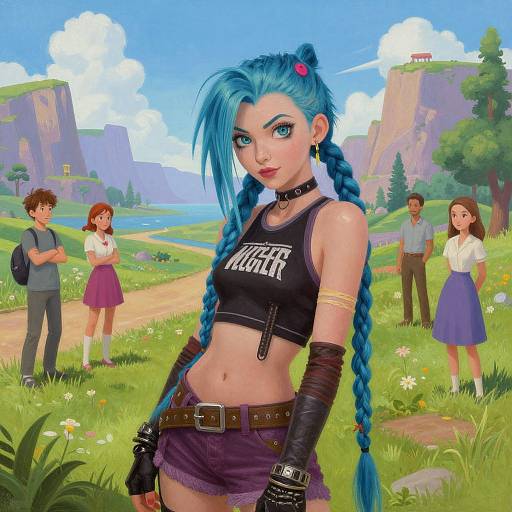Scenic Portrait Inspired by Jinx