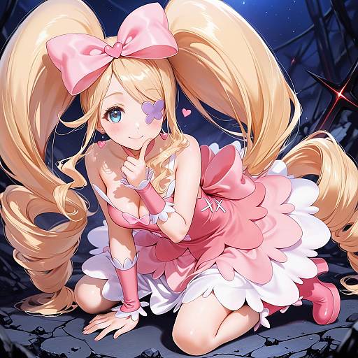 Illustration of Harime nui, kill la kill in the style of Mery (yangmalgage)