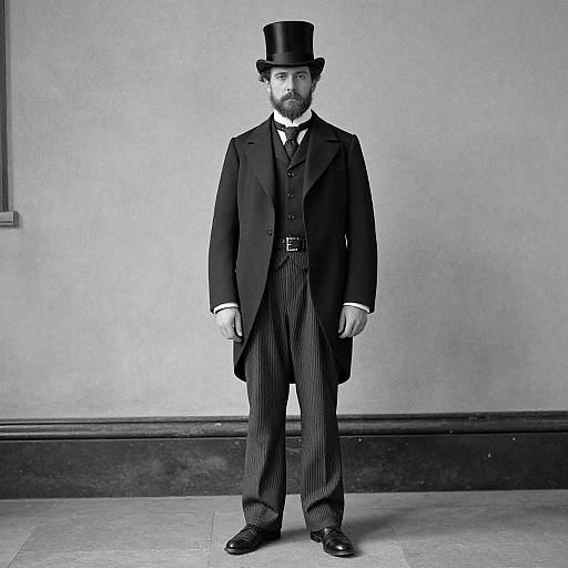 Victorian Gentleman in Top Hat