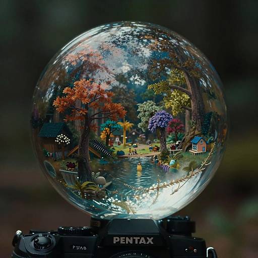 Thomas Cole Fantasy in Glass Ball