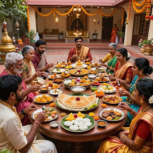 Grand South Indian Wedding Feast