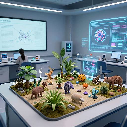 Futuristic Virtual Biology Lab