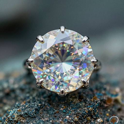 Exquisite Sci-Fi VVS2 Pearl Ring