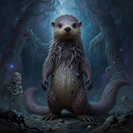 Evil Sea Otter God Abyssal Horror