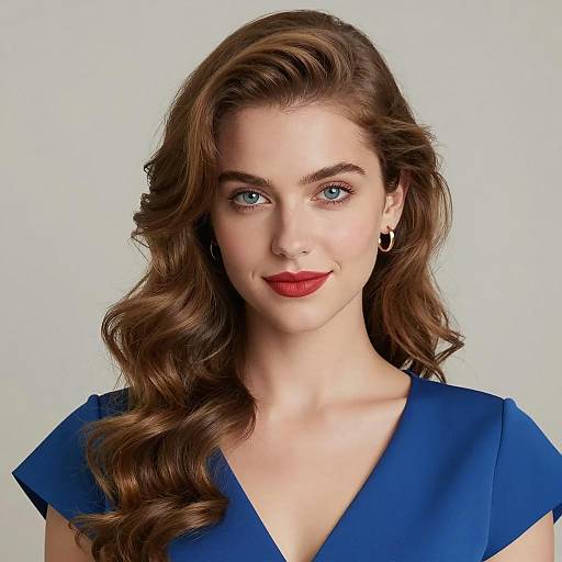 Elegant Party Portrait of a Young Woman