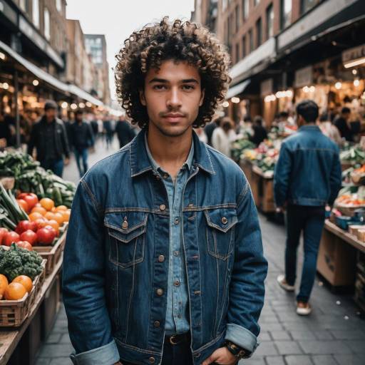 Urban Lifestyle: Young Man in Denim