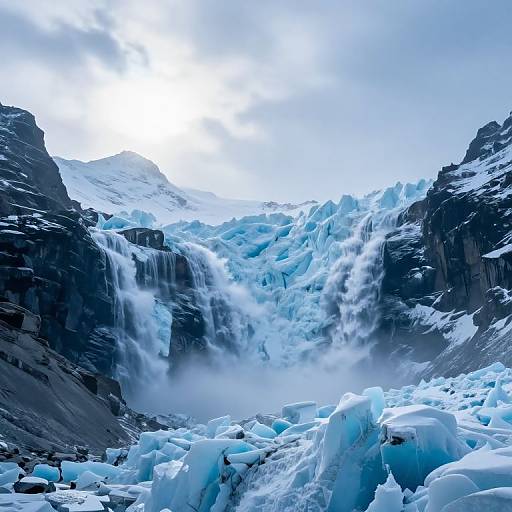 Ethereal Ice and Light Symphony