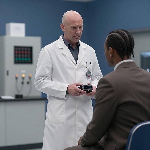 Lab Confrontation from The Electric Monster