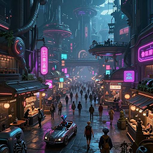 Lysium Neon Alien Marketplace