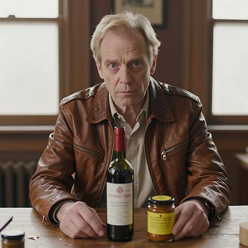 Portrait of a Middle-Aged Man at Table