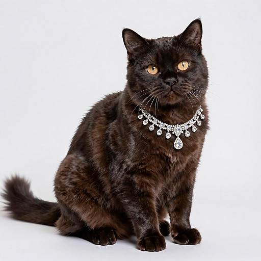 Elegant British Longhair in Diamond Glamour