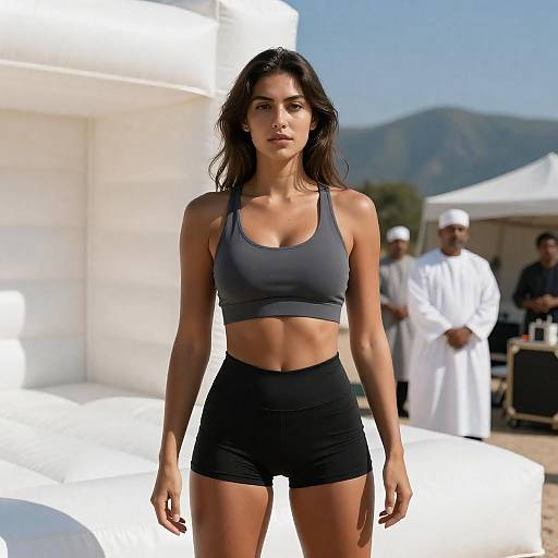 Sunlit Portrait of a Confident Woman