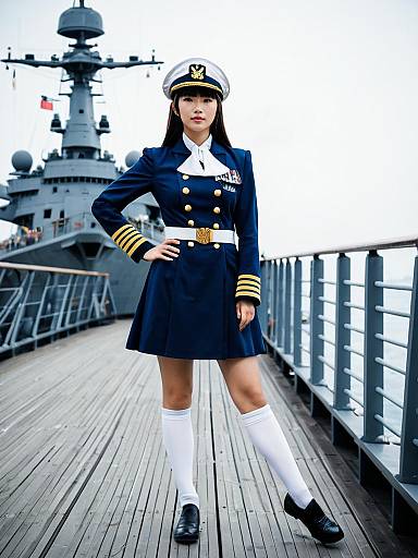 Cosplay photo of admiral (warship girls r). Costume clothes