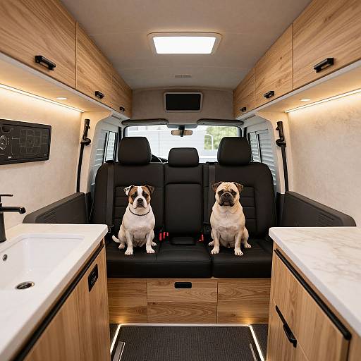 Luxurious Mercedes Sprinter Camper Interior