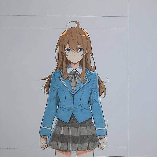 Illustration of Anzu (ensemble stars!), ensemble stars! in the style of Kojima takeshi