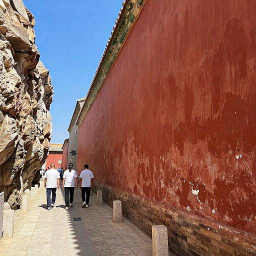 Colorful Ancient Alleyway Walk