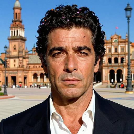 Hyperrealistic Ramon Novarro Portrait