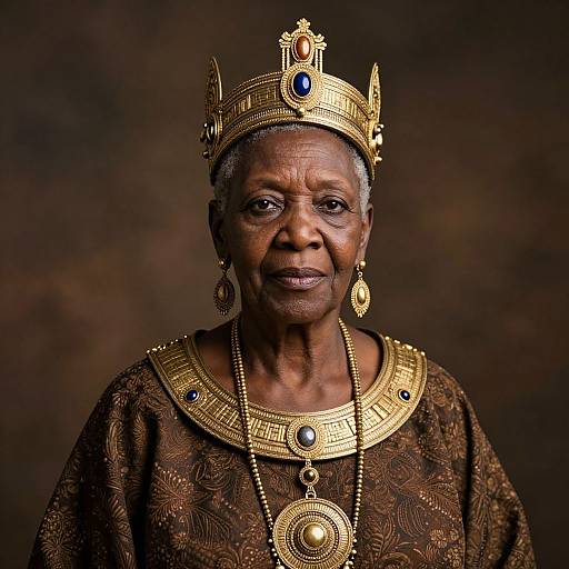 Shamanistic Portrait of African Empress