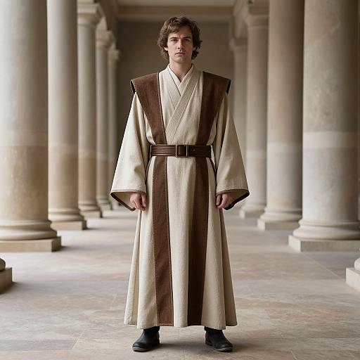 Obi Wan-Inspired Robed Figure