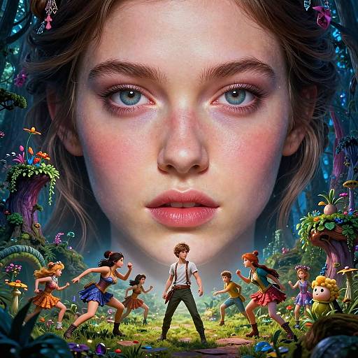 Ultra-Detailed Enchanted Forest Battle