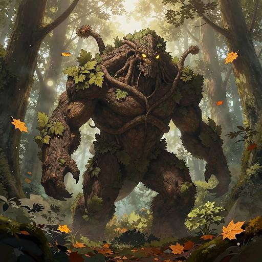 Forest Titan at Dawn