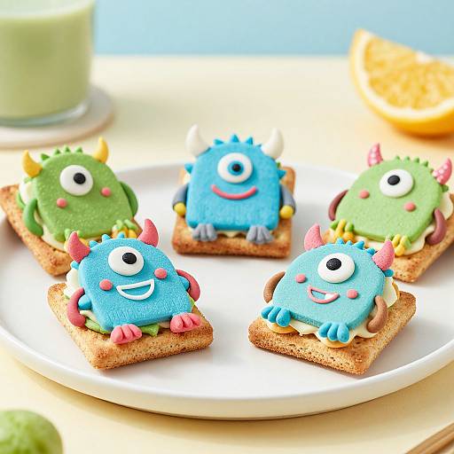 Whimsical Playful Monster Crackers