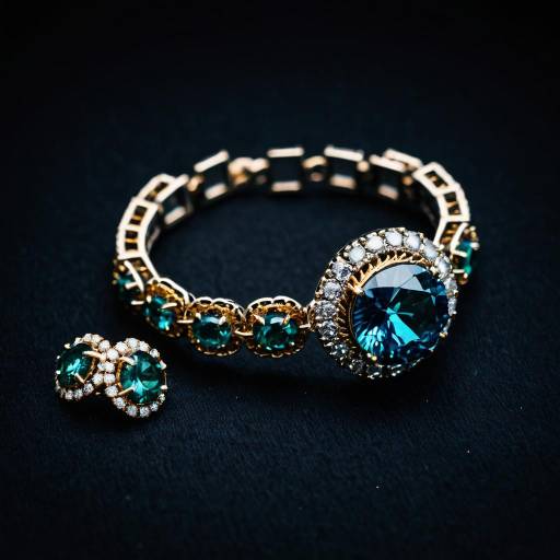 Intricate Jewelry with Blue Gemstones
