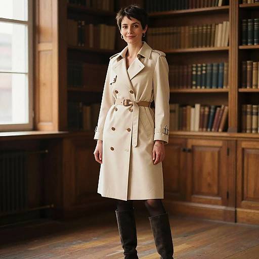 Confident East European Pixie Cut Portrait