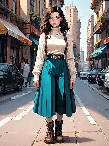 Contemporary Urban Knit Dress Fashion Shot