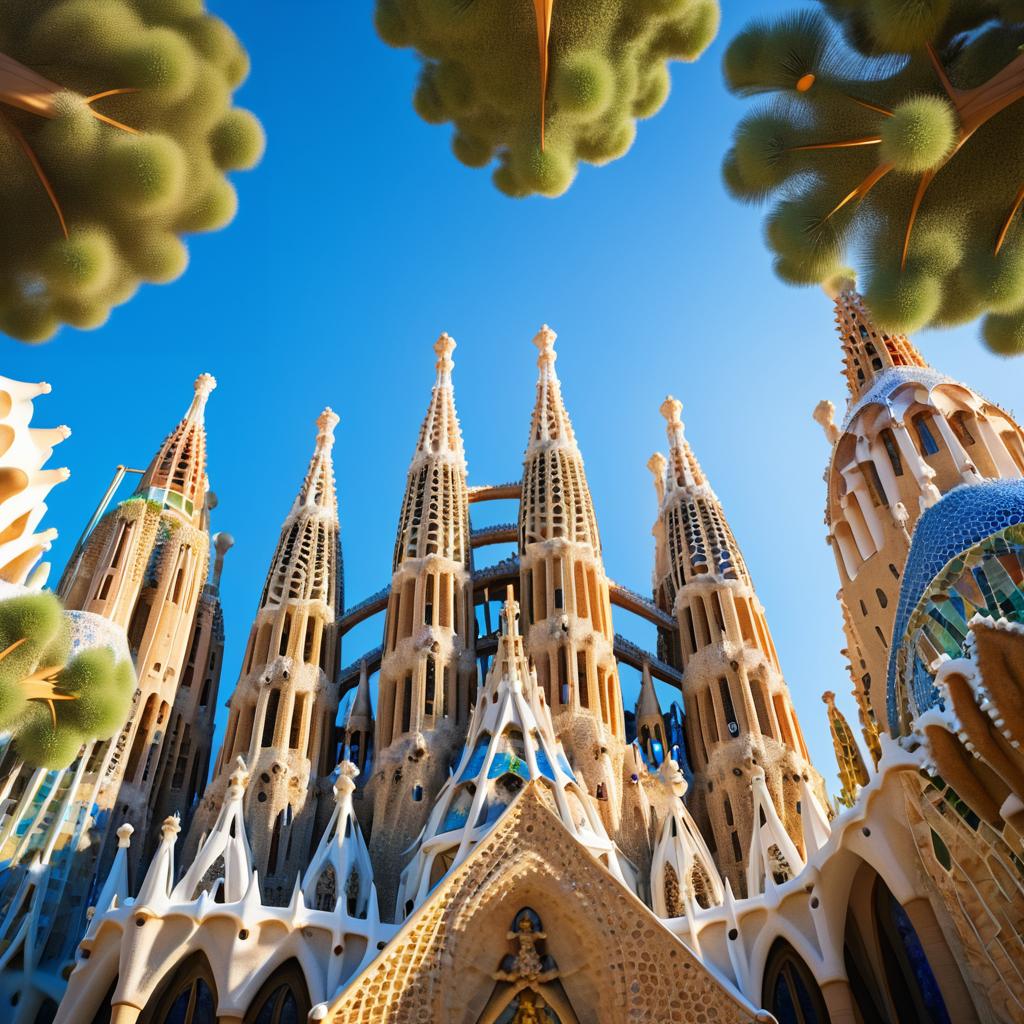 Hyperrealistic Sagrada Familia in UHD