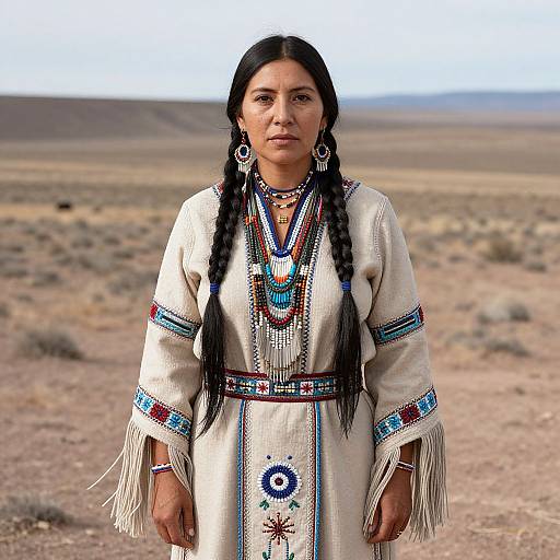 Gouyen Apache Woman Warrior Portrait