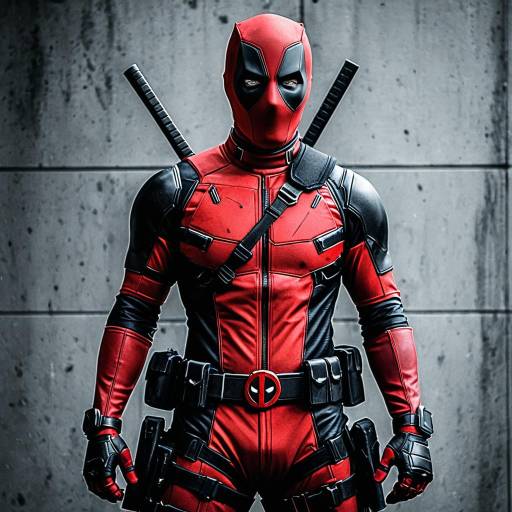 Deadpool Cosplay in Tactical Battle Suit