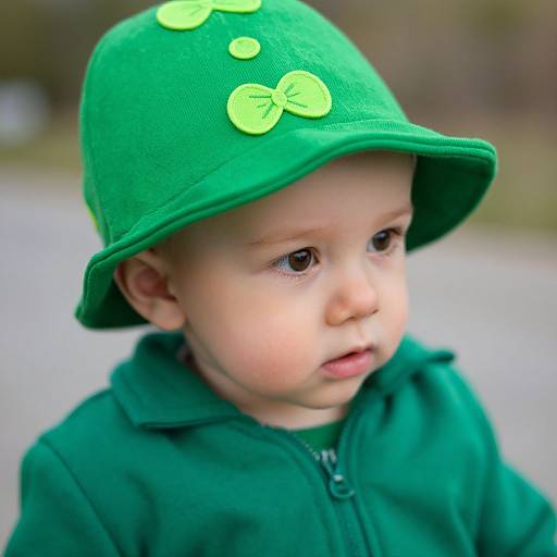 Close-Up of Toddler Leprechaun