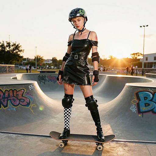 Youthful Skate-Punk Photorealism