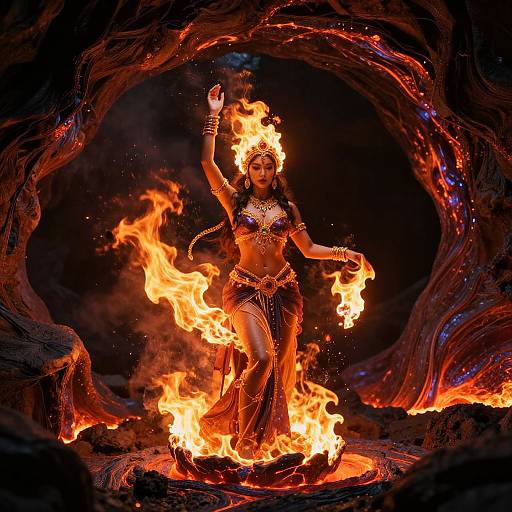 Pele, Goddess of Volcanoes and Fire